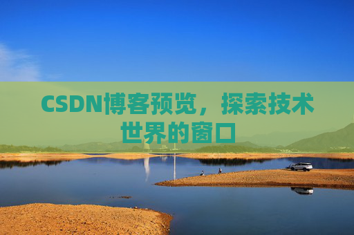 CSDN博客预览,探索技术世界的窗口